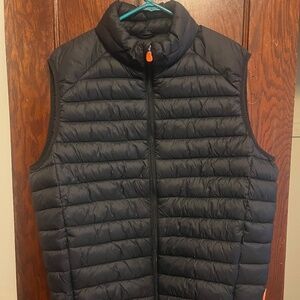 SAVE THE DUCK Black Quilted Vest
